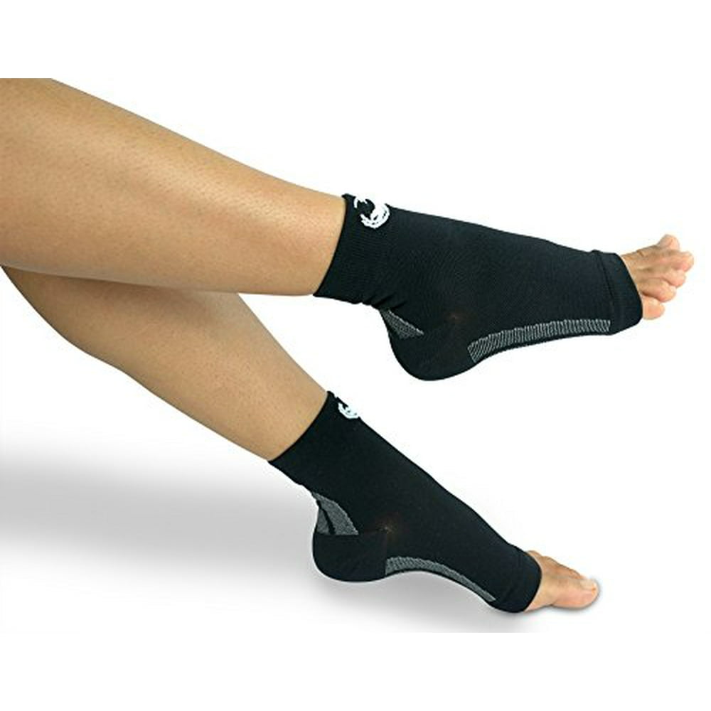 Foot Compression Sleeves (2 Pair) Ankle Sleeve Socks (xl) Walmart