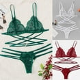 thumbnail image 6 of Women Lace Lingerie Nightwear Underwear G-string Bodydoll Sleepwear Bra Set, 6 of 9