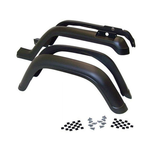 Fender Flare - Compatible with 1987 - 1995 Jeep Wrangler 1988 1989 1990 1991 1992 1993 1994