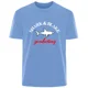 thumbnail image 3 of Camiseta cómoda y transpirable de algodón 100 % para hombre, estilo callejero de Shark Harajuku, ropa informal de moda para hombre, 3 of 5