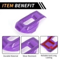 thumbnail image 4 of Unique Bargains 2 Pcs Soportes de bloqueo del capó para Jeep Wrangler JL JLU Sport Sahara Rubicon 2018-2022 para Jeep Gladiator JT 2020-2022 Soportes de bloqueo del capó exterior ABS púrpura, 4 of 6