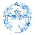 thumbnail image 3 of Unknown 15x15 Black Modern Framed Museum Art Print Titled - Blue Garden Impressions I, 3 of 5