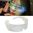 thumbnail image 4 of LED Light Up Glasses, White Acrylic LED Light Beads Break Proof LED Glasses 4 Modes  For Party, 4 of 8
