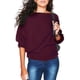 thumbnail image 1 of Oucaili Suéter de color sólido para mujer Suéteres de punto cómodos Suéter térmico informal Tops Suéter de cuello redondo de manga larga, 1 of 2