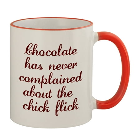 

Choc Chick Flick #67 - Funny Humor 11oz Red Handle Coffee Mug Cup