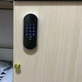thumbnail image 3 of Electronic Cabinet Lock, Zinc Alloy Smart Electronic Password Coded Inductive Lock 3 Ways Unlock Touch Keypad Password Lock for Office Cabinet, Wardrobes,  Gym Locker, 3 of 8