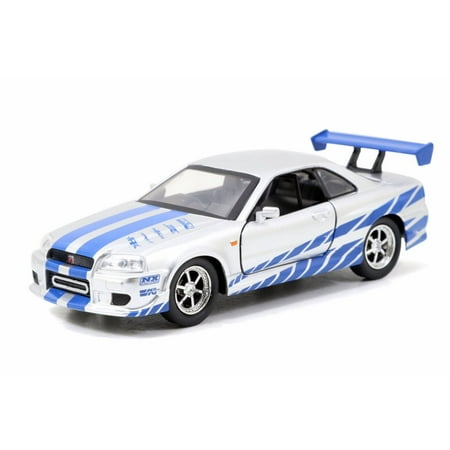 2002 Nissan Skyline GTR R34, Fast and Furious - Jada 98674DP5 - 1/32 scale Diecast Model Toy Car (Brand New but NO