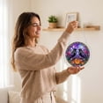 thumbnail image 5 of Halloween Acrylic Puzzle Suncatcher - 8 Inch Stained Glass Window Hanging Ornament for Car Halloween Tree Porch Patio Decor Spooky Gift, 5 of 7