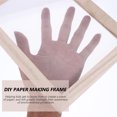 thumbnail image 2 of 2Pcs Wooden Paper Making Mould Screen Printing Frame for DIY Paper Craft Tool, 2 of 5