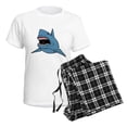 thumbnail image 4 of CafePress - Shark Women's Light Pajamas - Women's Short Sleeve Print T-Shirt and Pants Light Cotton Pajama Set, 4 of 7