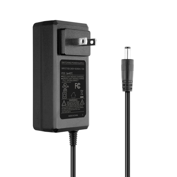 PROKWR UL 3-Prong 42V Charger Compatible with Gyroor G13 Electric Self-Balancing 37V 2Ah Battery 42VDC 0.4A DC42V 400mA 42Volt Power Supply Cord Cable