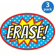 (3 pack) (3 Pack) Ashley, ASH10051, ERASE! Magnetic Whiteboard Eraser, 1 Each, Multicolor