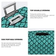 thumbnail image 6 of Wukai Aquamarine Glitter Elastic Luggage Cover: Personalized Protection for Your Suitcase - Fits 19~29-inch, Washable & Durable Travel Companion-X-Large, 6 of 8