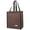 Brown, variant on Insulated Lunch Bag for Men Women, Black Large Capacity Leak Proof Cooler Bag, Vertical Tall Container Fit, Thick Thermal Insulation for Work Travel Picnic, Keep Food Hot or Cold (23*27.5Cm)