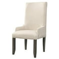 thumbnail image 2 of Kingfisher Lane Linen Fabric Cream Dining Arm Chair Rectangular 45"H, 2 of 6