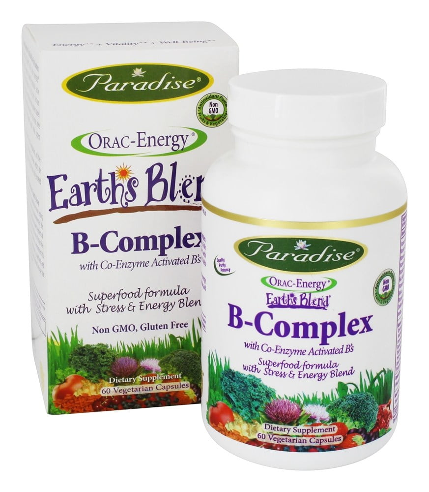 Paradise Herbs Earth's Blend with CoEnzyme Activated B's