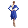 thumbnail image 1 of Raenseen Robe de Danse Lyrique pour Femmes, Costume de Danse, Culte, Fête, Bal, Bleu TTG, 1 of 7