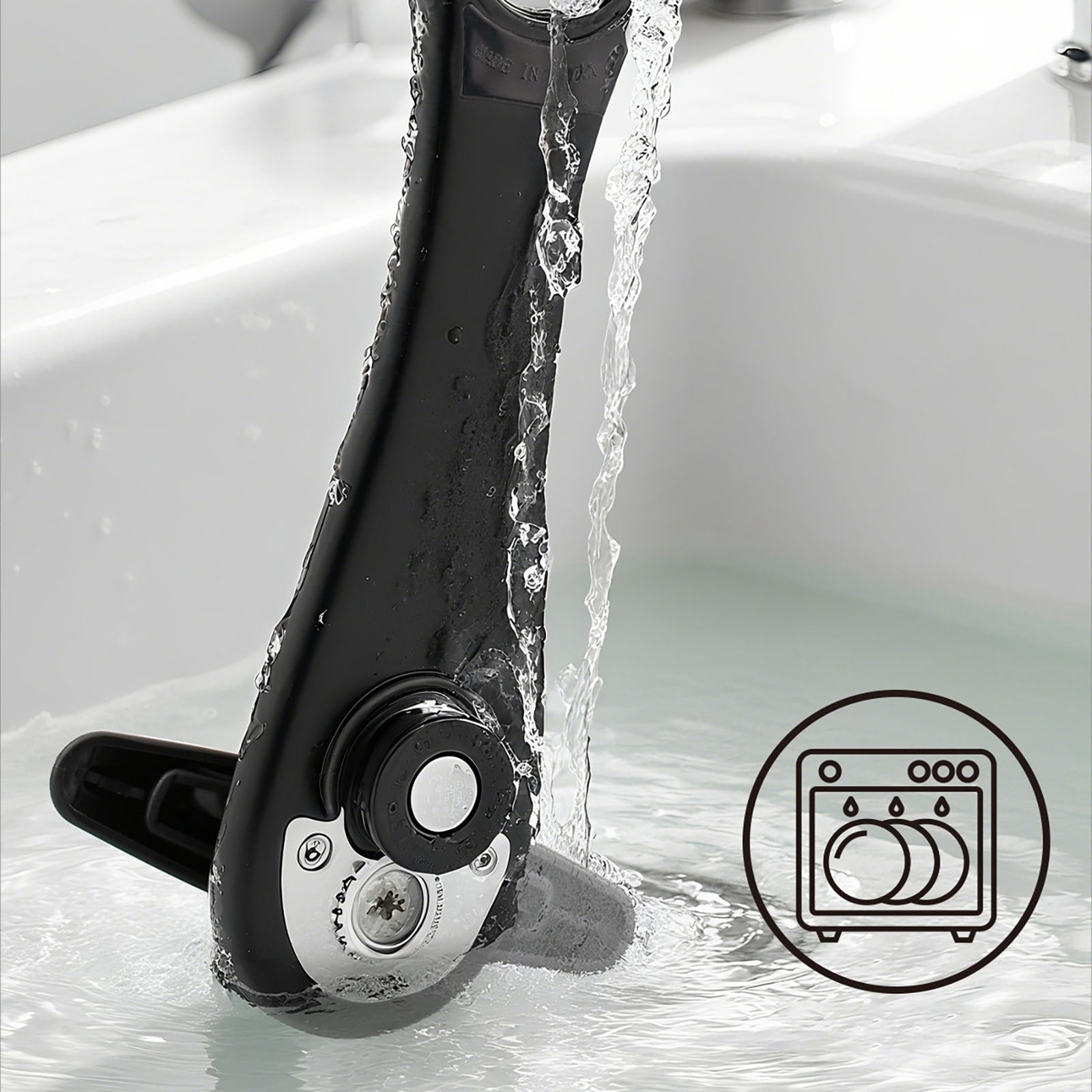 Multifunctional Can Opener: Constructed From Stainless Steel With An Ergonomic Design; Features Side Cutting Technology That Creates Smooth Edges With No Cuts.