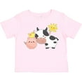 thumbnail image 3 of Inktastic Fun Farm Animals Cow, Pig, Chick Boys or Girls Toddler T-Shirt, 3 of 5