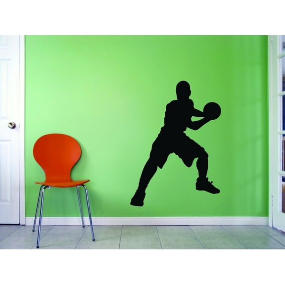 Custom Decals Basketball Player Sports 14x28"