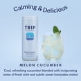 thumbnail image 2 of TRIP Sparkling Magnesium Drink, Melon Cucumber Flavor, 12 oz, 12 Pack, Adaptogen Drink With Ashwagandha and Lions Mane, 2 of 9