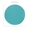 thumbnail image 7 of Greendale Home Fashions Outdoor 18'' x 18'' Round Seat Pad, Set of 2, Teal, 7 of 7