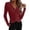 Red, variant on ZHOGXU Womens Knit Cardigan Sheer Lace Hem V Neck Button Front Slim Fit Sweater Jacket Elegant,Vacation,Navy,XXL