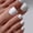 A3 - Ivory White, variant on Press Toenails - Lamp-Curable Square Press Ons with Glue for Women, Semi-Transparent Tip Tips in 15 Sizes - 30 Toenails Kit, Ma'am