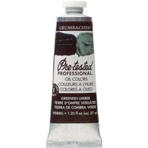 Grumbacher Pre-Tested Oil Color, 37ml Tube, Greenish Umber