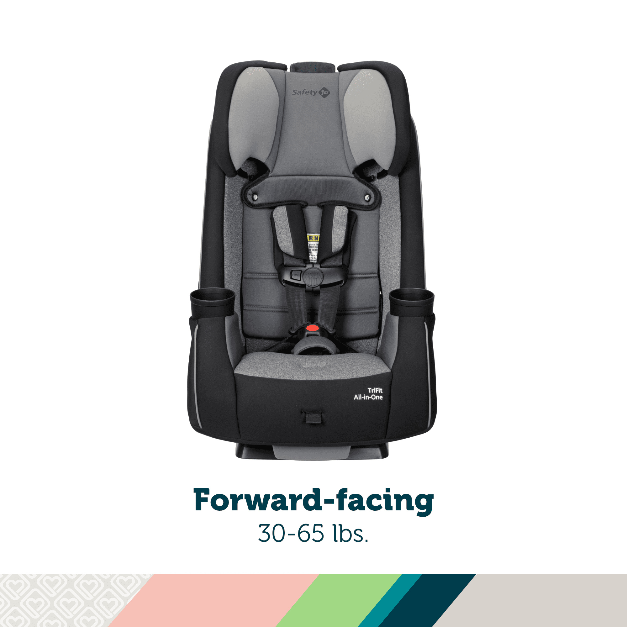 how to install safety 1st car seat front facing