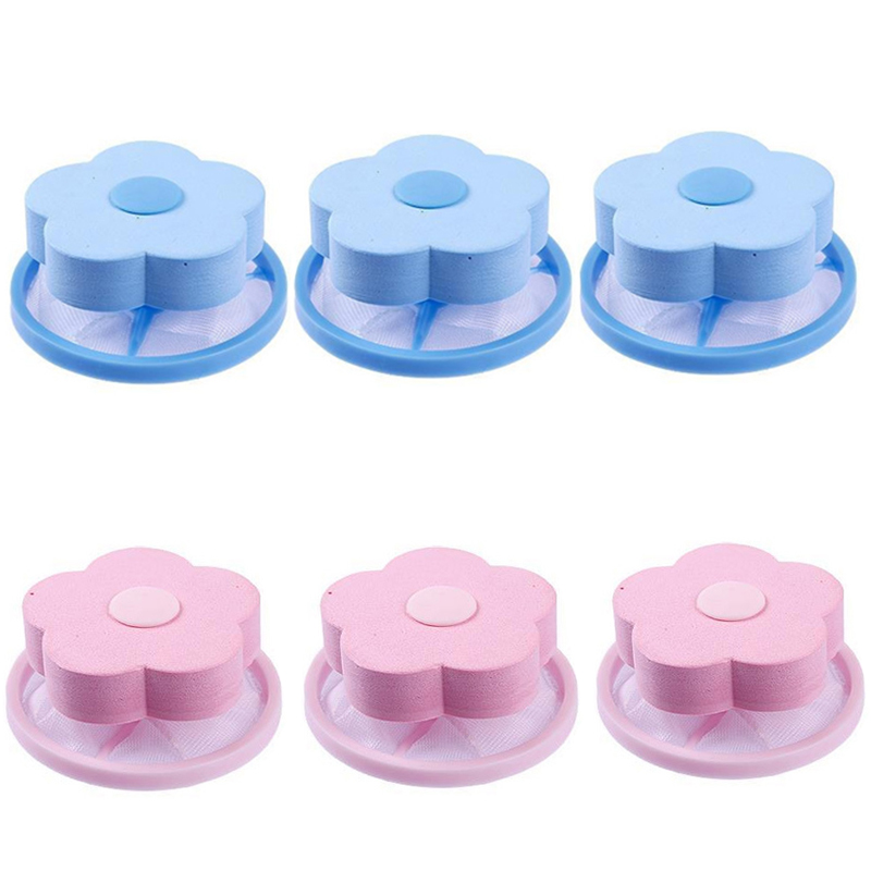 Reusable Washing Machine Floating Lint Mesh Bag Portable Washer Lint