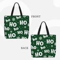 thumbnail image 2 of Balery Ho Ho Ho A Bolsa de Mano para Mujeres con Cremallera, Bolsa de Gimnasio con Compartimentos, Bolsa para Laptop, Bolsa para Trabajo, 2 of 7