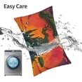 thumbnail image 6 of Salouo Abstract Tree Castle Pattern Pillow Cases,1PC Pillow Covers with Envelope Closure Decorative Pillow Case for Bed Couch,Pillows Not Included-14"x20", 6 of 6
