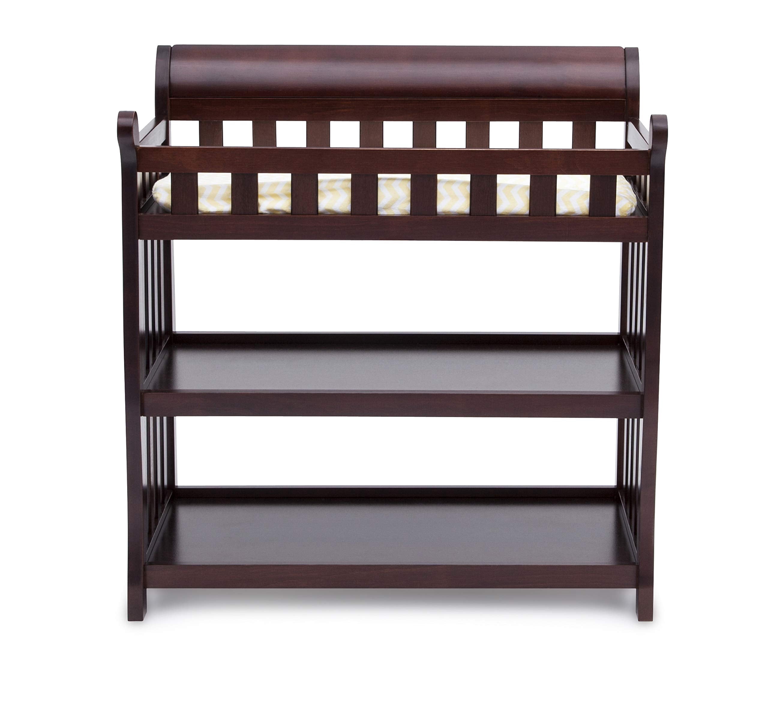 Delta Children Eclipse Changing Table with Pad, Dark Chocolate