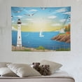 thumbnail image 4 of ONETECH  Tapestry for Bedroom Aesthetic, Wall Decor, Wall Art for Bedroom Living Room, Seaside Sailboat, 4 of 7
