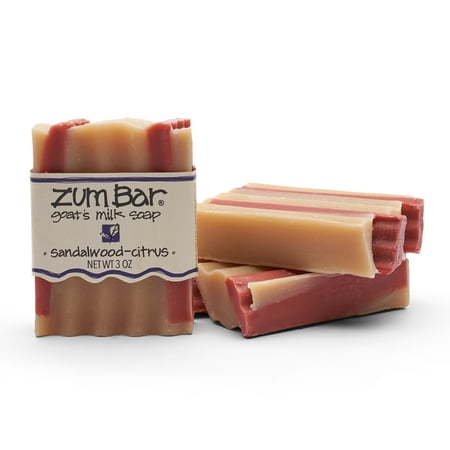 Zum Bar Goat s Milk Soap - Sandalwood-Citrus - 3 oz (3 Pack)