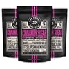 Pop Daddy Flavored Pretzels Sticks, Gourmet Pretzels Snacks, 7.5oz Individual Bags, 3 Pack, Cinnamon Sugar
