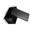 thumbnail image 2 of HONMEET Loaf Baking Pan with Lid Rectangular Bread Mold for Kitchen and Storage, 2 of 6