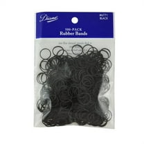 Diane Rubber Bands Black 500-Pack