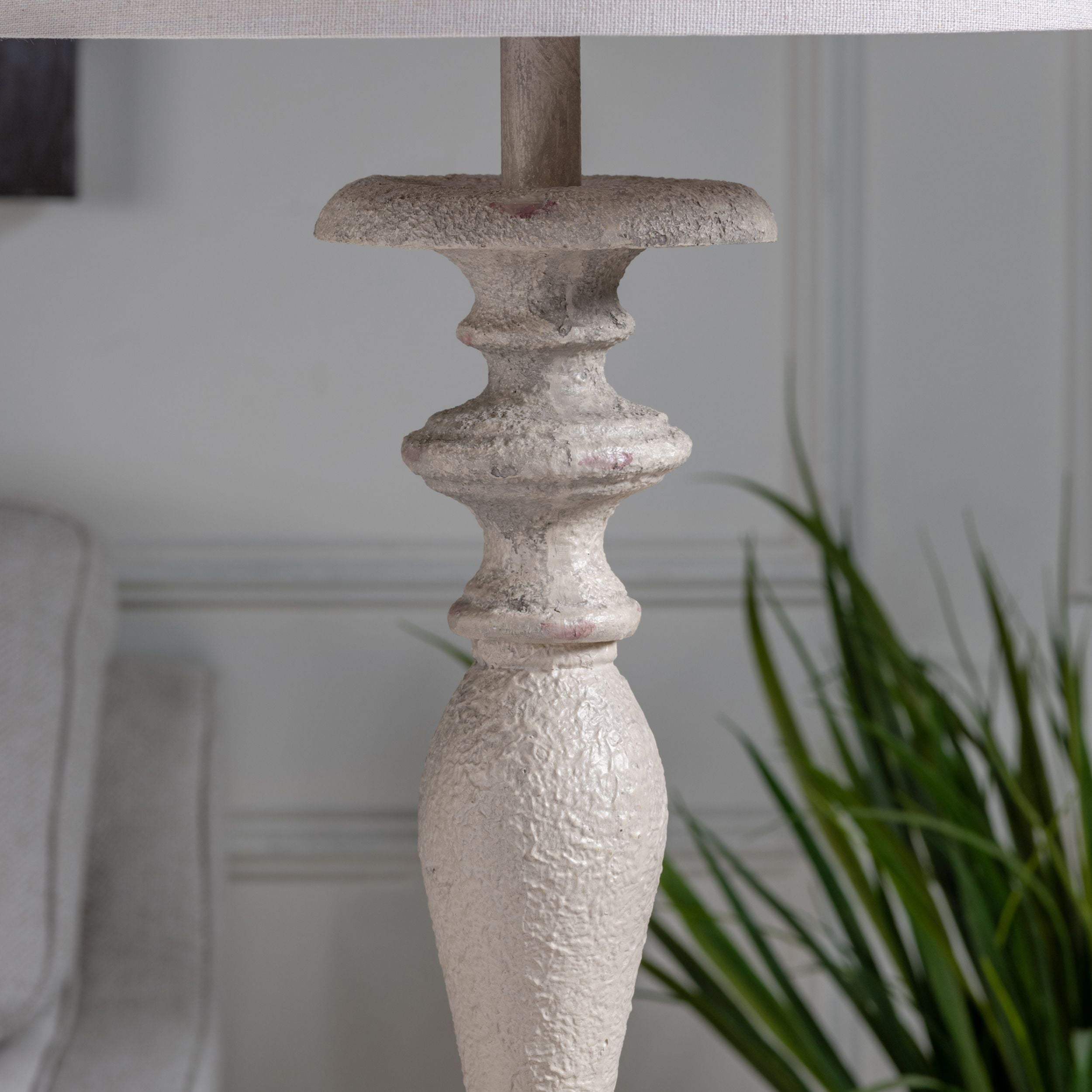 Lisburn 60" Floor Lamp, Cream