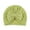 Green, variant on Xfvqtps Infant Turban Hat Knit Bowknot Cute Kawaii Solid Color Stretch Comfortable Warm Windproof Coldproof Fall Soft Skull Cap Black