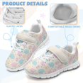 thumbnail image 4 of Psesaysky Cute Elephants Printed Sports Shoes Hook & Loop Sneakers Non-Slip and Wear-Resistant Running Shoes for Kids, 4 of 7