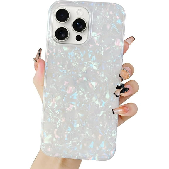 for iPhone 15 Pro Max Case Silicone Women Protective Cute Slim Soft Gel Flexible Shockproof Girly Glitter Thin Bling Pink Phone Cases