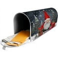 thumbnail image 6 of Merry Christmas Gnome Xmas Gifts Winter Snowflakes Mailbox Covers Magnetic Christmas Post Box Cover Wraps Large Size 25.5x21 Inches for Garden Yard Decor, 6 of 6