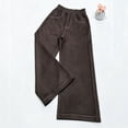 thumbnail image 3 of fatyb Girls Wide Leg Pants High Elastic Waistband Casual Trousers with Pockets Kids Girls Fashion Long Pants, 3 of 6
