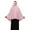 dark pink, variant on XINFU Women's High Stretch Hijab Muslim Arabian Long Milk Silk Purity Color Chiffon Hijab, Black, X-Small