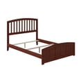 thumbnail image 3 of Richmond Full Wood Foundation Bed with Matching Footboard in Walnut, 3 of 8