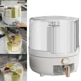 thumbnail image 1 of MOQIN Grain and Rice Storage Container, 6 Grid Grain Dispenser, 360° Rotating Large Food Dispenser, Rice Dispenser Upgrade 6 Compartment Rotating, Airtight Storage, 1 of 8