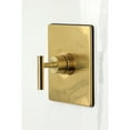 thumbnail image 3 of Kingston Brass KB6347CML Manhattan Single-Handle Pressure Balanced Tub and Shower Faucet, Brushed Brass, 3 of 7