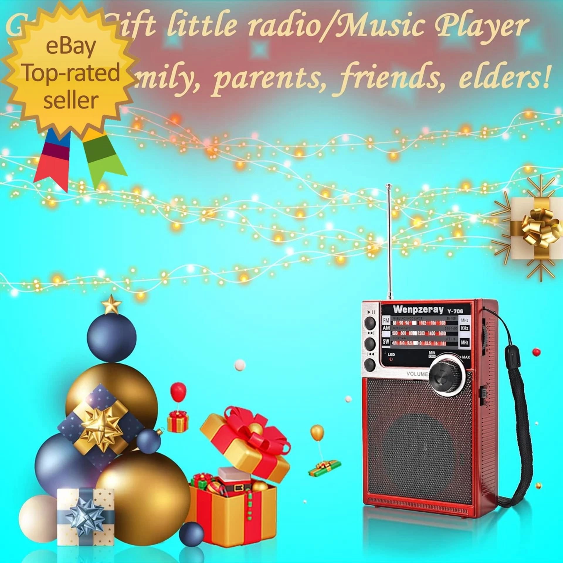 BUTTERFLY- Y-706 Portable Pocket Radio Am Fm Band Compact Receiver Batteryor Emergency